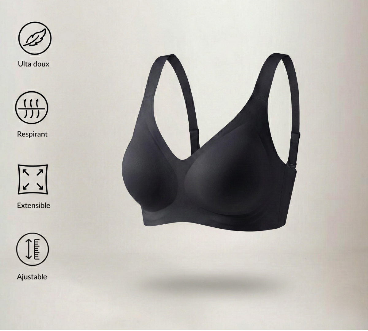 Brassière Allégeante Maintien Renforcé – sans armature & invisible