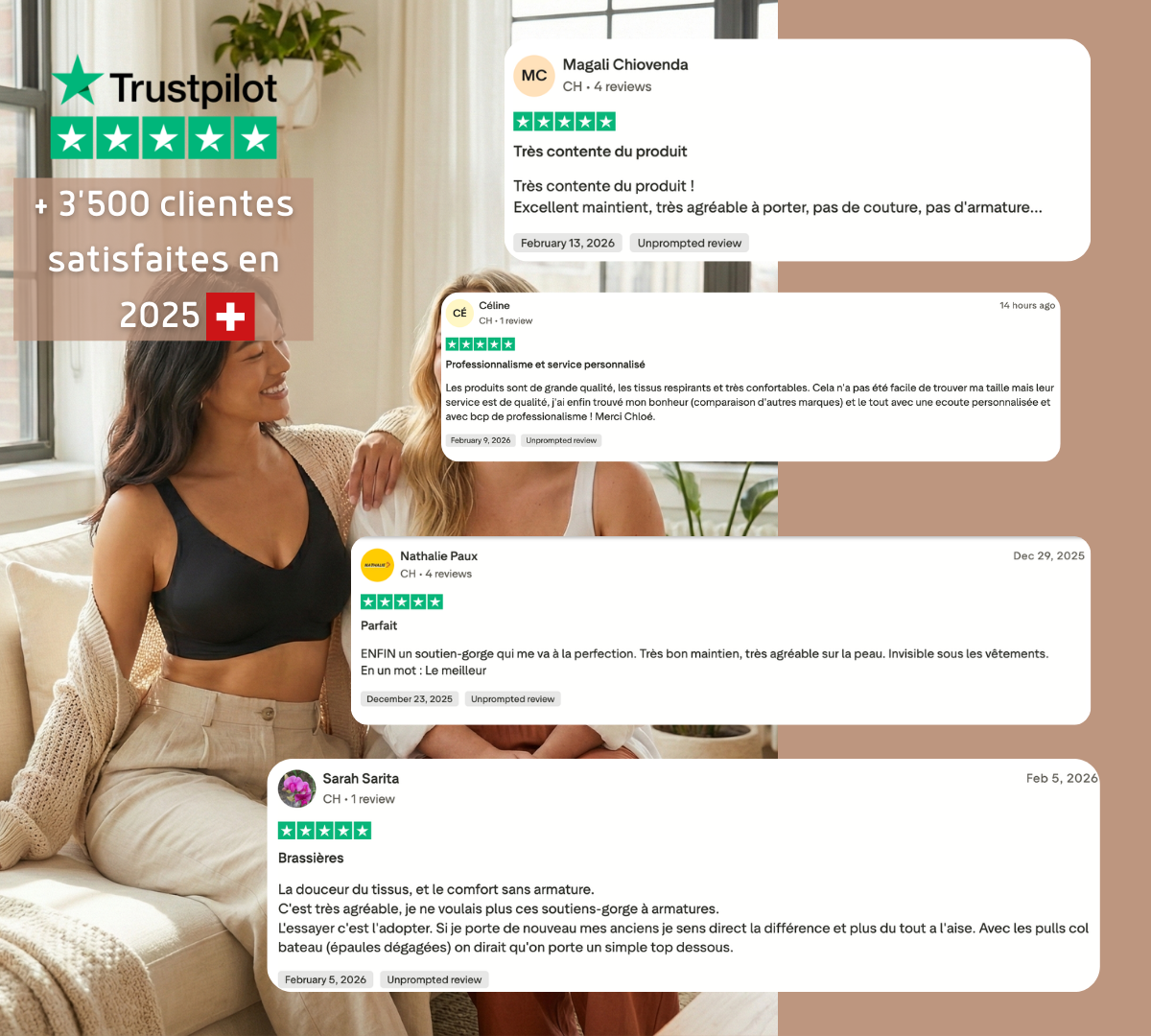 Brassière Allégeante Maintien Renforcé – sans armature & invisible