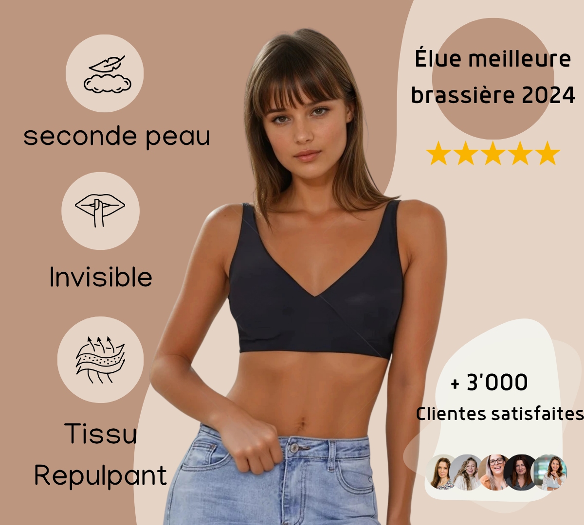 Brassière Soutien Repulpante