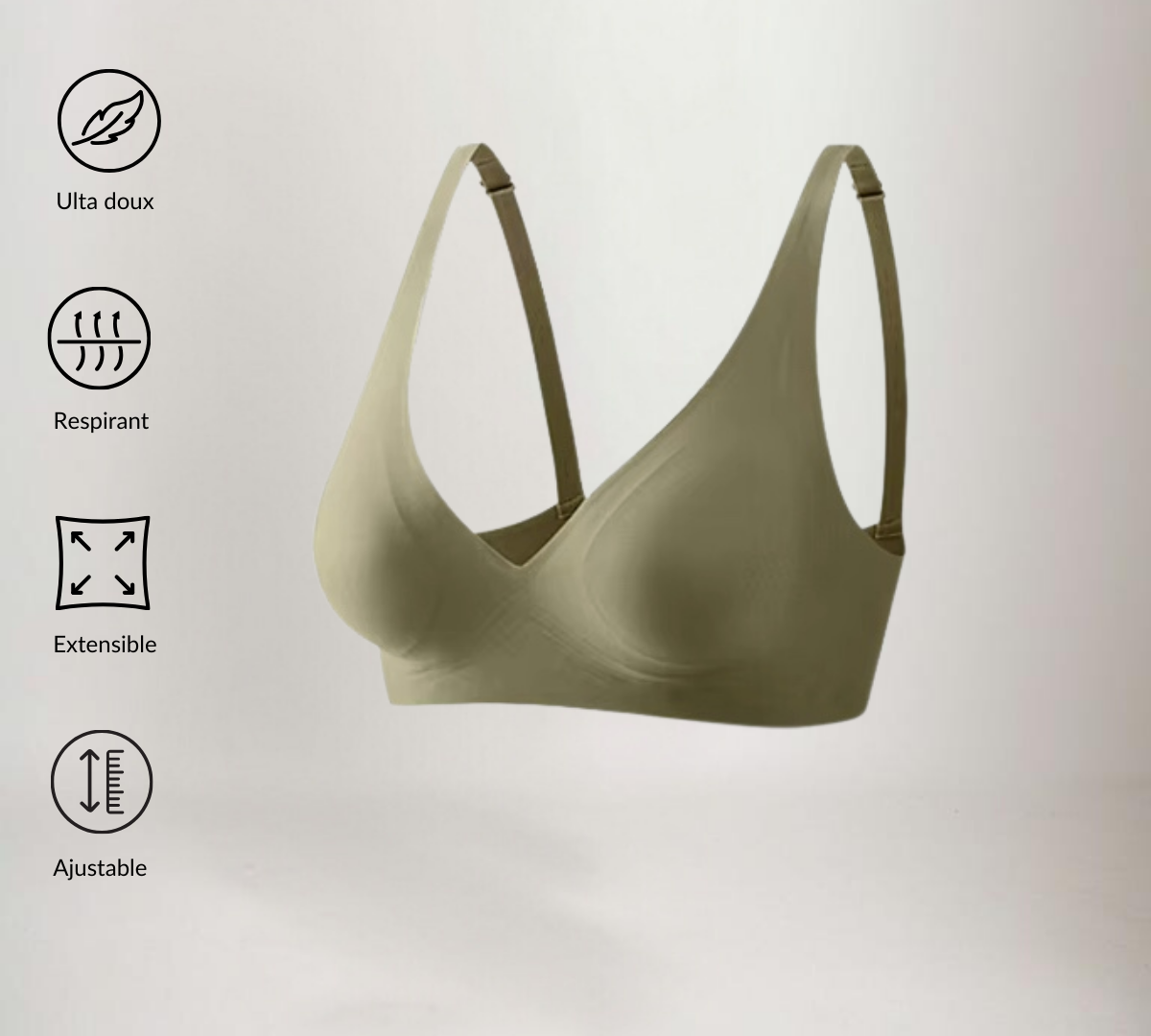 Brassière Soutien Repulpante - sans armature & invisible