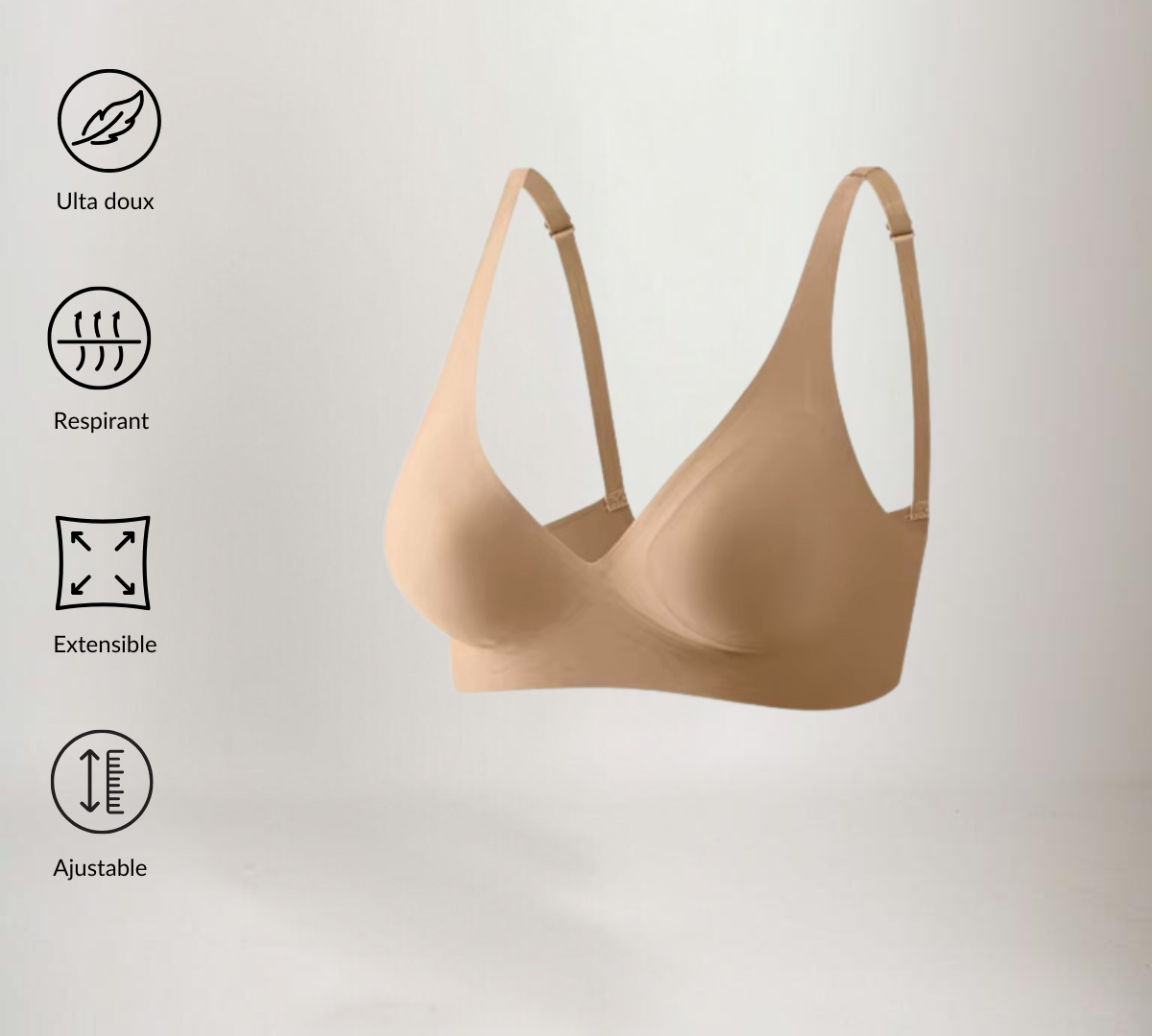 Brassière Soutien Repulpante - sans armature & invisible