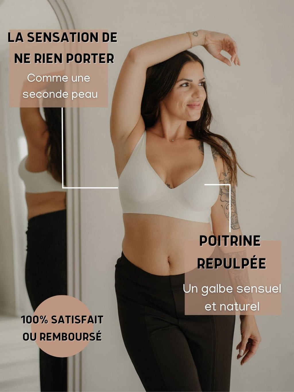 Brassière Soutien Repulpante - sans armature & invisible